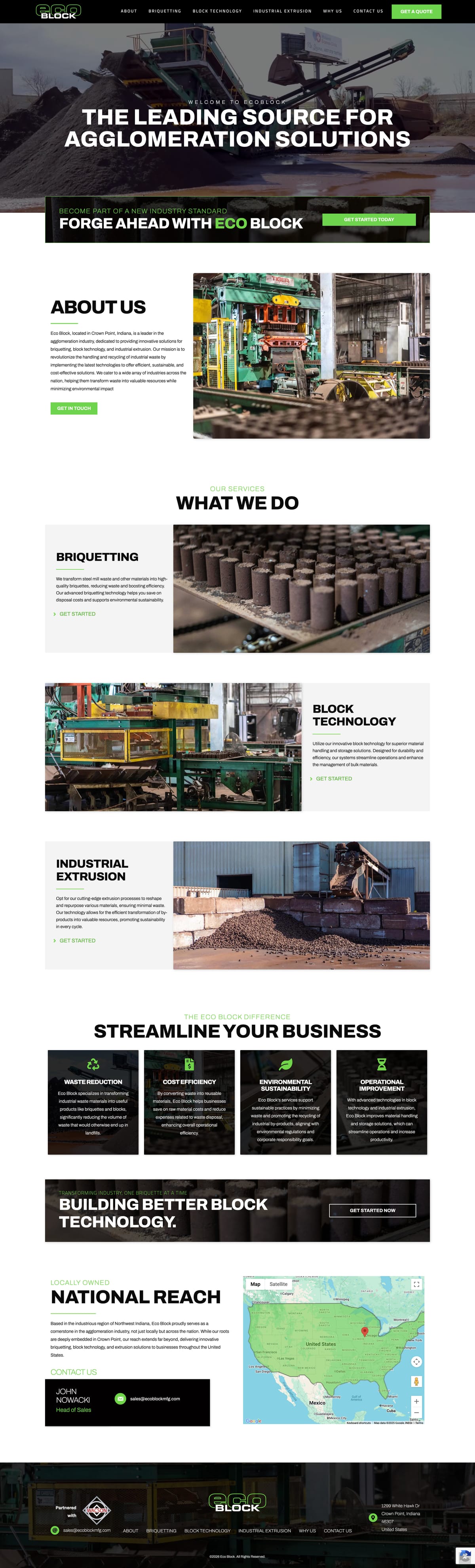 Eco Block full website by True Mtn