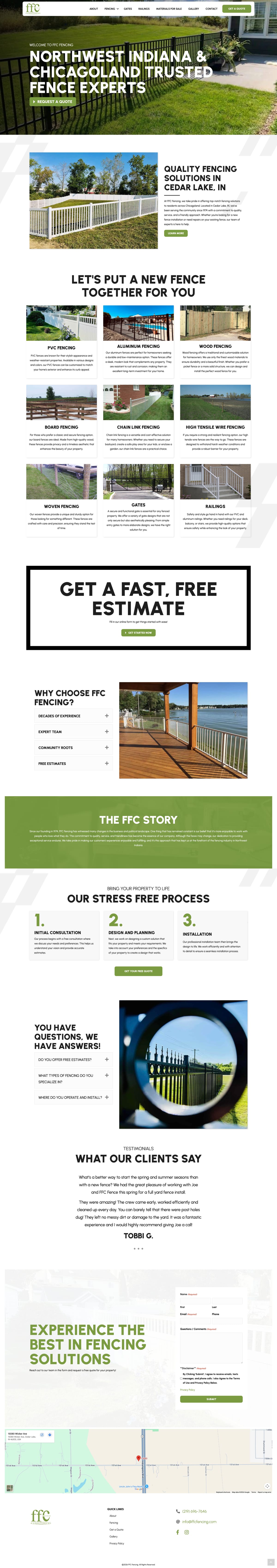 FFC Fencing full website by True Mtn