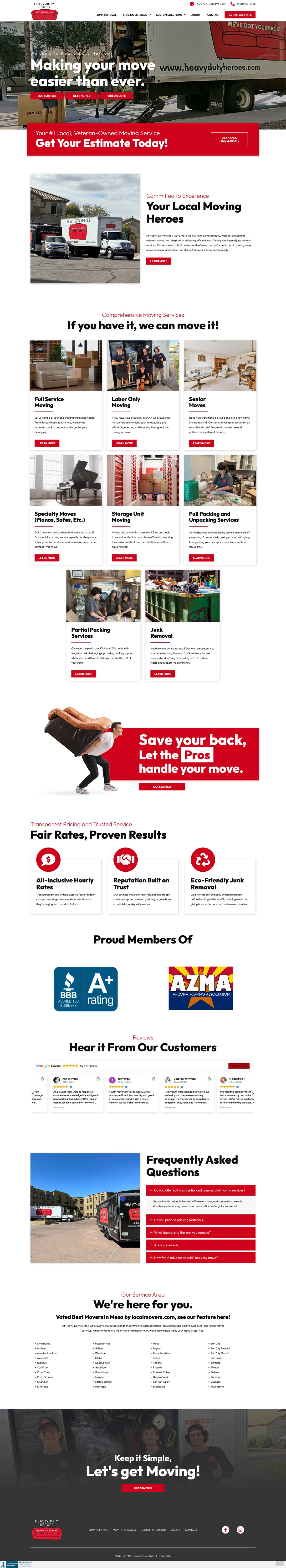 Heavy-Duty Heroes full website by True Mtn