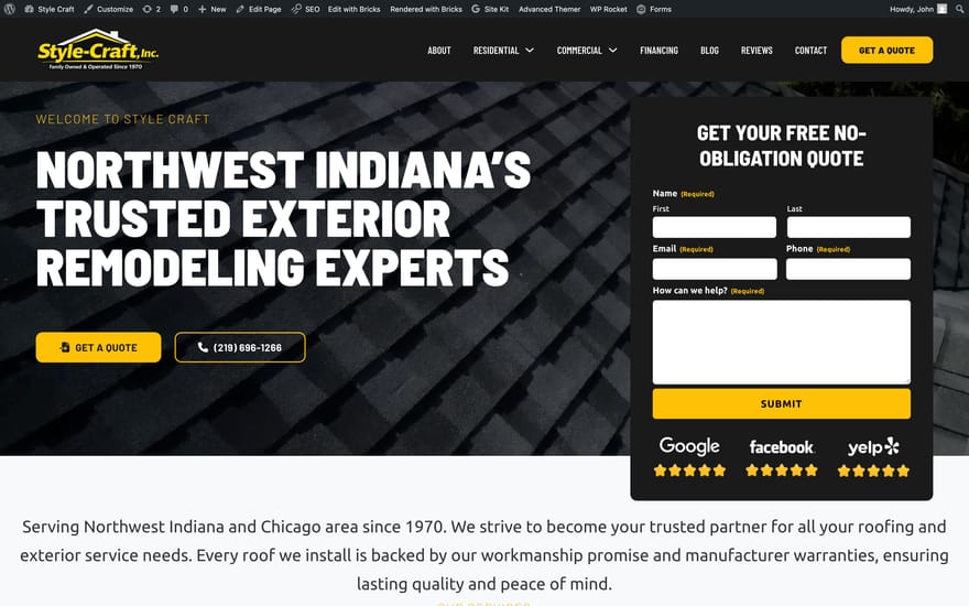 Style-Craft website designed by True Mtn